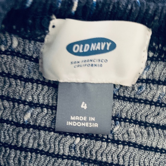 Old Navy strapless navy blue dress size 4 - Picture 6 of 6